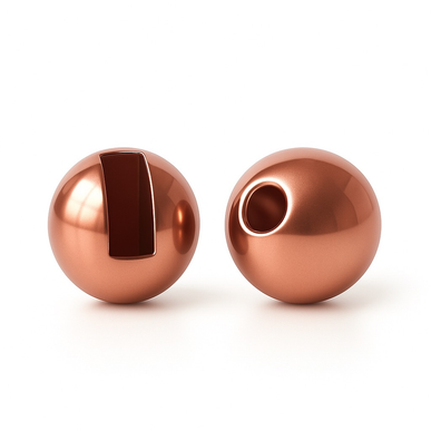 Slotted Tungsten Beads Copper