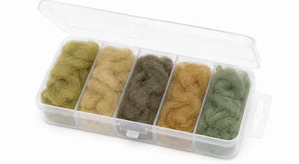Kapok Dubbing Set 5 Colors