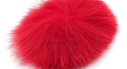 Premium Marble Arctic Fox Tail Rings