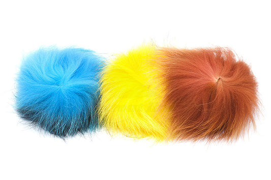 Premium Marble Arctic Fox Tail Rings