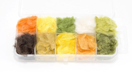 Kapok Dubbing Set 10 Colors