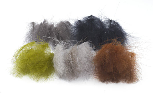 Premium Dyed CDC Feathers +5cm